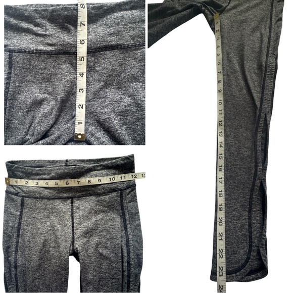 Free People Movement Gray and Athleta Dark Gray Athletic Workout Leggings Sz XS - Picture 7 of 8